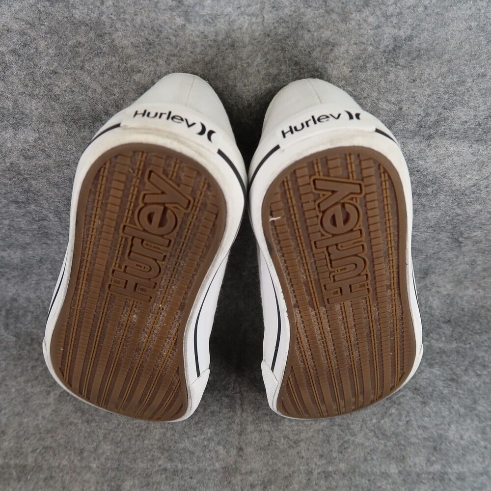Hurley Shoes Womens 9 Sneakers Casual Canvas Lace Up Ceta Skater Lifestyle White - Picture 10 of 12